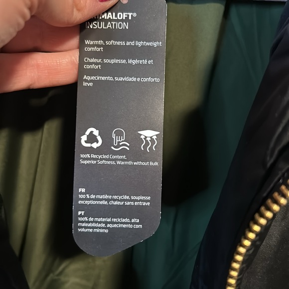 NWT J. Crew Quilted cocoon puffer with PrimaLoft size XS Tall - Picture 10 of 11